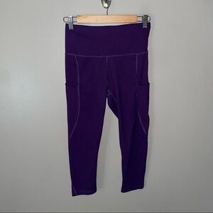 Funani Purple Capri Leggings